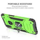 For Samsung Galaxy A10s Magnetic Armor Shockproof TPU + PC Case with Metal Ring Holder(Green) - 3