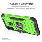 For Samsung Galaxy A20e Magnetic Armor Shockproof TPU + PC Case with Metal Ring Holder(Green) - 3