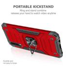 For Samsung Galaxy A30 / A50 / A50s Magnetic Armor Shockproof TPU + PC Case with Metal Ring Holder(Red) - 3