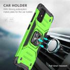 For Samsung Galaxy A51 Magnetic Armor Shockproof TPU + PC Case with Metal Ring Holder(Green) - 5