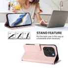 For Coolpad X100 Embossed Heart Cat Leather Phone Case with Hand Strap(Pink) - 3
