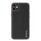 For iPhone 12 DUX DUCIS YOLO Series PU + PC + TPU Protective Case(Black) - 1