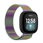 For Fitbit Versa 3 / Fitbit Sense Magnetic Milano Watch Band, Size:Large Size(Colorful) - 1