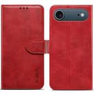 For iPhone 17 Air GUSSIM Magnetic Horizontal Flip Leather Phone Case(Red) - 1