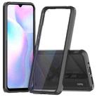 For Xiaomi Redmi 9A Scratchproof TPU + Acrylic Protective Case(Black) - 1