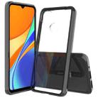 For Xiaomi Redmi 9C Scratchproof TPU + Acrylic Protective Case(Black) - 1