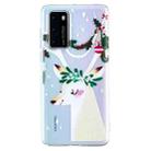 For Huawei P40 Christmas Pattern TPU Protective Case(Elk) - 1