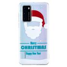 For Huawei P40 Christmas Pattern TPU Protective Case(Santa Mask) - 1
