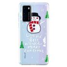 For Huawei P40 Pro Christmas Pattern TPU Protective Case(Snowman) - 1