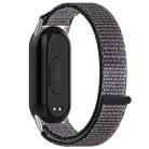 For Xiaomi Smart Band 10 / 10 NFC Nylon Hook and Loop Fastener Watch Band with 3D Curved Film(Midnight Blue) - 3