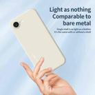 For iPhone 16e Do As You Wish A1440 Fine Hole Straight Edge Silicone Phone Case(White) - 3