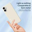 For iPhone 17 Do As You Wish A1440 Fine Hole Straight Edge Silicone Phone Case(White) - 3