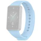 For Honor Band 9 xDfind TPU Sport Watch Band(Sky Blue) - 2