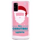 For Samsung Galaxy S20 Christmas Pattern TPU Protective Case(Santa Mask) - 1