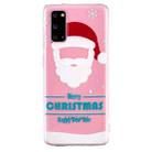 For Samsung Galaxy S20 Christmas Pattern TPU Protective Case(Santa Mask) - 1