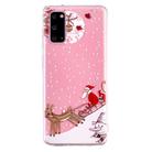 For Samsung Galaxy S20 Christmas Pattern TPU Protective Case(Brown Deer Santa Claus) - 1