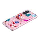 For Samsung Galaxy S20+ Christmas Pattern TPU Protective Case(Pink Deer Santa Claus) - 2