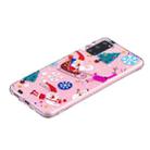 For Samsung Galaxy S20 Ultra Christmas Pattern TPU Protective Case(Pink Deer Santa Claus) - 2