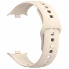 For vivo Watch GT xDfind Pure Color Silicone Watch Band(Ivory) - 3