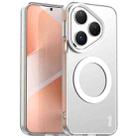 For Huawei Pura 80 5G IMAK Chocolate Series TPU + PET MagSafe Phone Case(White) - 1