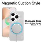 For Huawei Pura 80 5G IMAK Chocolate Series TPU + PET MagSafe Phone Case(White) - 3