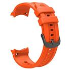 For Amazfit Balance xDfind Black Buckle Silicone Watch Band(Orange) - 3