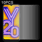 For Vivo Y20 10 PCS 0.26mm 9H 2.5D Tempered Glass Film - 1