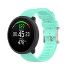 For POLAR Polar Dot Textured Silicone Watch Band, Size: Free Size(Teal) - 1