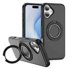 For iPhone 17 Gear Holder C MagSafe Phone Case(Black) - 1