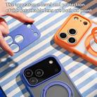 For iPhone 17 Pro MOMAX Magsafe Magnetic Metal Rotating Holder Phone Case(Blue) - 5