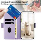 For Samsung Galaxy A34 5G Side Buckle S Curve Leather Phone Case(Purple) - 3
