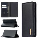 For Samsung Galaxy Note20 2 in 1 Detachable Magnetic Horizontal Flip Genuine Leather Case with Holder & Card Slots & Wallet(Black) - 1