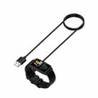 For Huawei Honor Watch ES / Huawei 4X Smart Watch Portable Magnetic Cradle Charger USB Charging Cable, Length:1m(Black) - 2