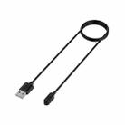 For Huawei Honor Watch ES / Huawei 4X Smart Watch Portable Magnetic Cradle Charger USB Charging Cable, Length:1m(Black) - 5
