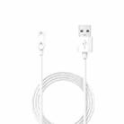 For Huawei Honor Watch ES / Huawei 4X Smart Watch Portable Magnetic Cradle Charger USB Charging Cable, Length:1m(White) - 1