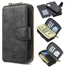 For iPhone 12 mini Detachable Multifunctional Horizontal Flip Leather Case with Card Slots & Zipper Wallet & Photo Frame(Black) - 1