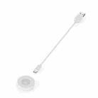 For Huawei Honor Watch GS Pro Smart Watch Portable Split Charger USB Charging Cable, Length:1m(White) - 4
