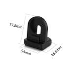 For Huawei Honor Watch GS Pro Watch Charging Stand Base Cradle Silicone Holder, without Cable(Black) - 3