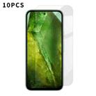 For Google Pixel 8a Kalebol 10pcs High-Aluminum Semi-Screen Anti-Fingerprint HD Tempered Glass Film - 1