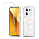 For Redmi Note 13 5G Transparent Acrylic Laser Paper Phone Case(Snowflake) - 1
