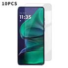 For Motorola Moto G Stylus 2025 Kalebol 10pcs High-Aluminum Semi-Screen Anti-Fingerprint HD Tempered Glass Film - 1