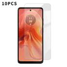 For Motorola Moto G04 Kalebol 10pcs High-Aluminum Semi-Screen Anti-Fingerprint HD Tempered Glass Film - 1