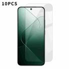 For Xiaomi 14 Kalebol 10pcs High-Aluminum Semi-Screen Anti-Fingerprint HD Tempered Glass Film - 1