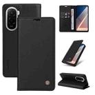 For Xiaomi POCO M7 4G 169mm YIKATU YK-001 Ultra-thin Strong Magnet Leather Phone Case(Black) - 1