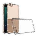 For iPhone 6 Plus / 6s Plus Straight Edge Dual Bone-bits Shockproof TPU Clear Case - 1