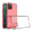 For iPhone 12 mini Straight Edge Dual Bone-bits Shockproof TPU Clear Case - 1