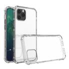 For iPhone 12 Straight Edge Dual Bone-bits Shockproof TPU Clear Case - 1