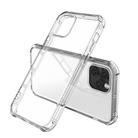 For iPhone 12 Straight Edge Dual Bone-bits Shockproof TPU Clear Case - 2