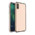 For iPhone XS Max Straight Edge Dual Bone-bits Shockproof TPU Clear Case - 3