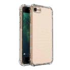 For iPhone SE 2022 / SE 2020 / 8 / 7 Straight Edge Dual Bone-bits Shockproof TPU Clear Case - 3